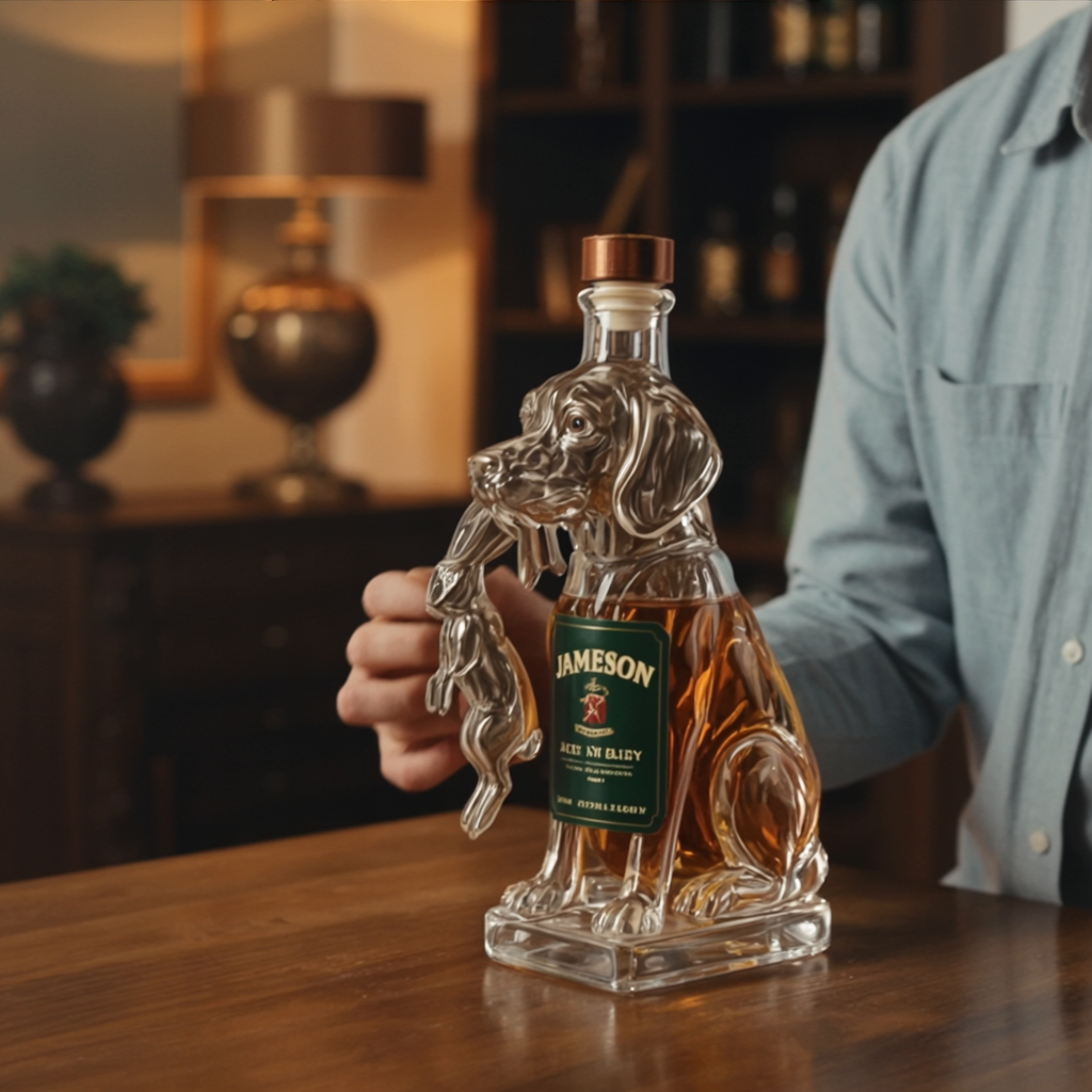 Garrafas de Whiskey - Edição Cão