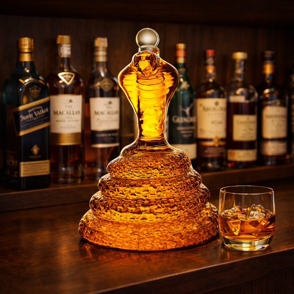 Garrafa de Whisky - Edição Cobra