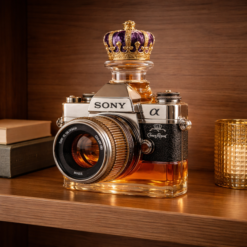 Garrafa de Whisky - Edição Câmera