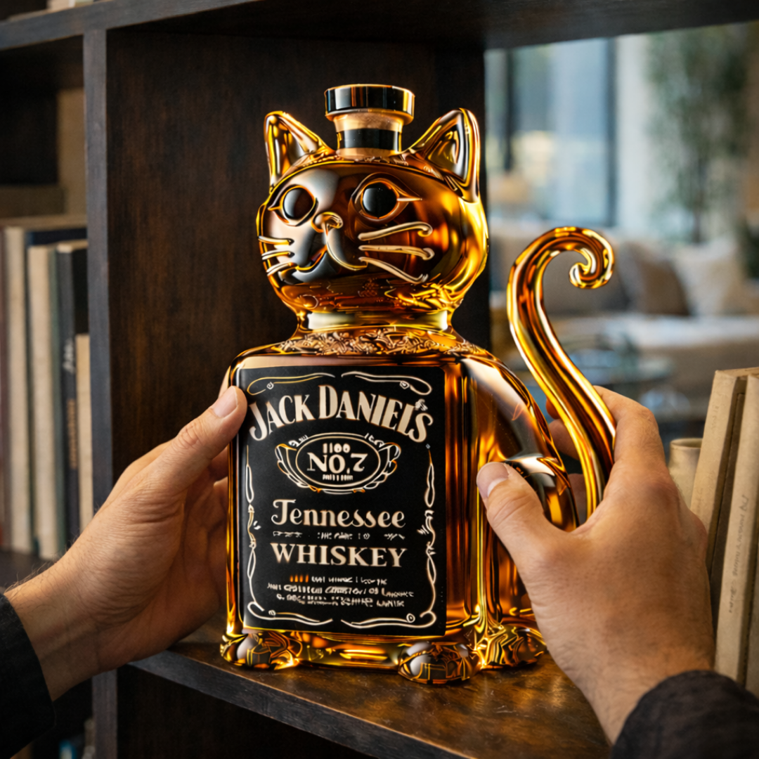Garrafa de Whisky - Edição Gato