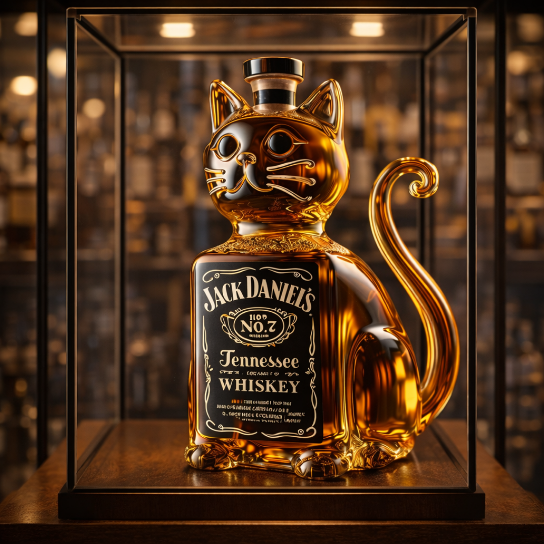 Garrafa de Whisky - Edição Gato
