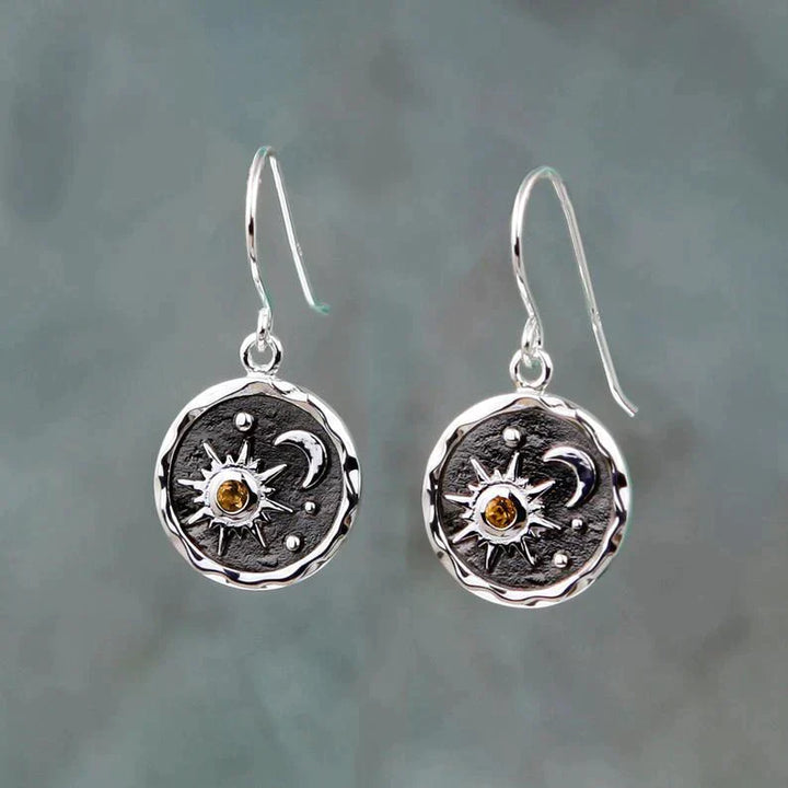 Brincos Lua & Sol Boho