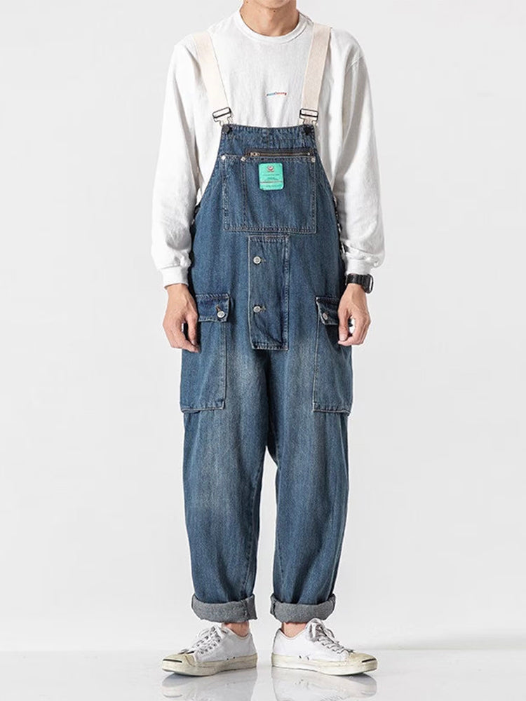 Pantalón de tirantes retro