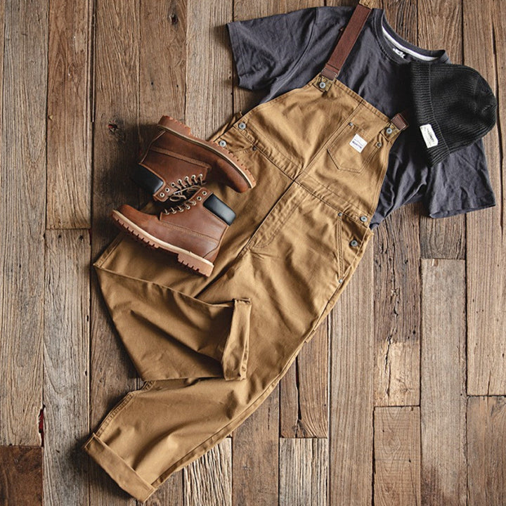 Pantalón de tirantes vintage atemporal