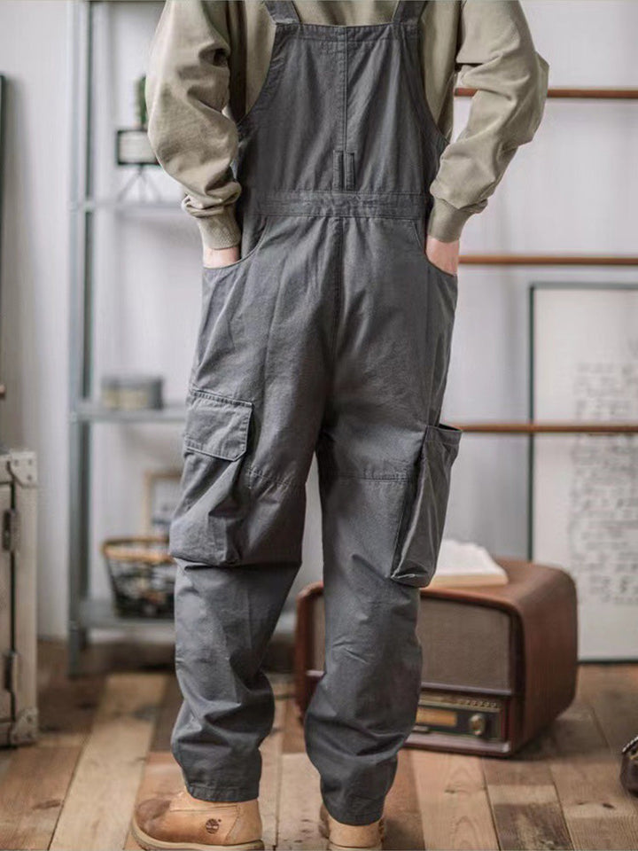 Pantalón de tirantes verde clásico