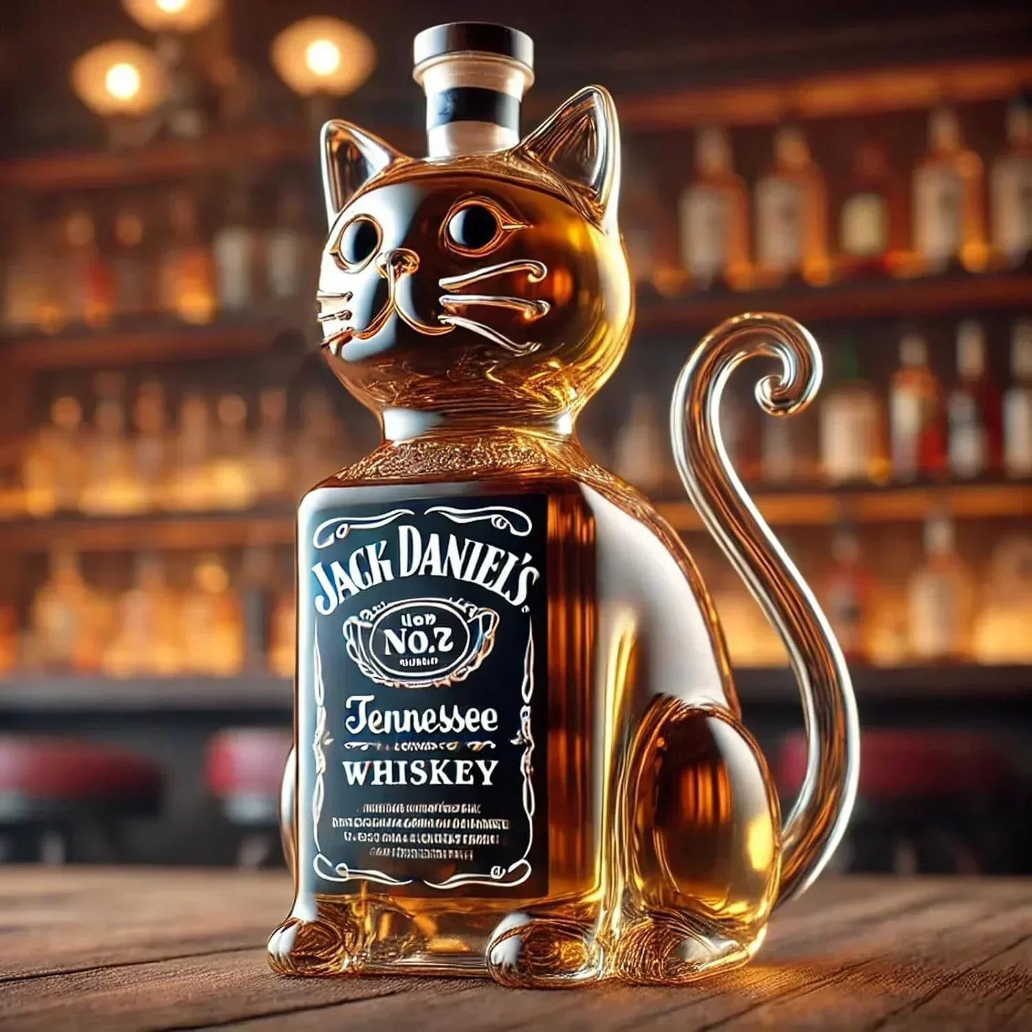 Garrafa de Whisky - Edição Gato