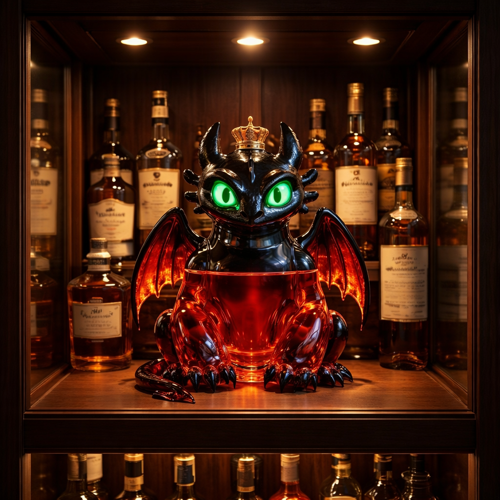 Garrafa de Whisky - Edição Dragão