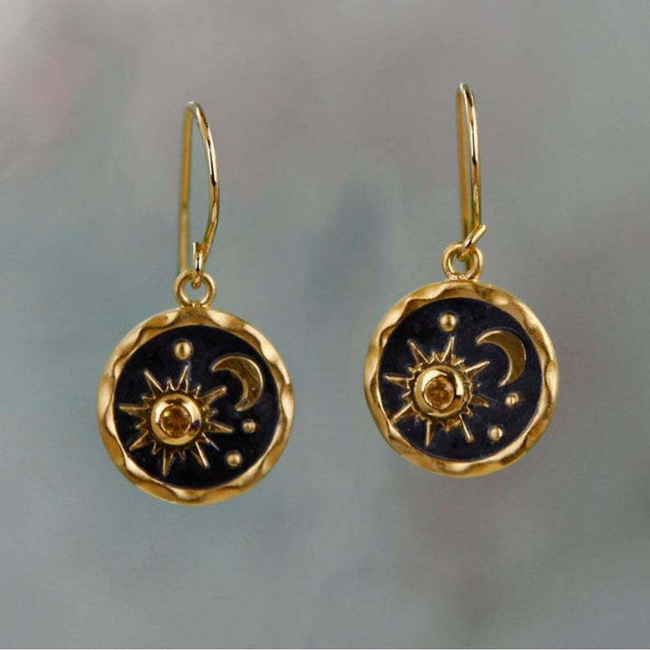 Brincos Lua & Sol Boho