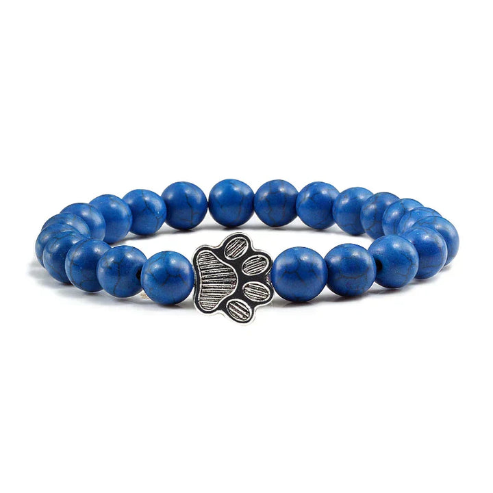 Bracelete com patas decoradas com pérolas