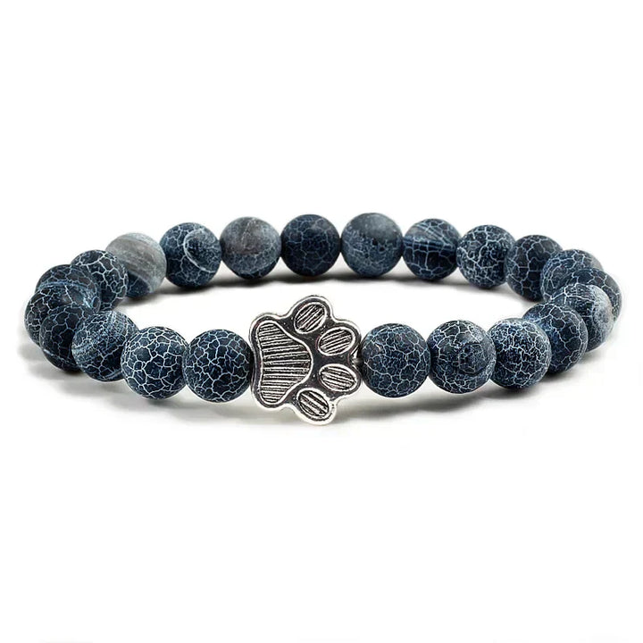 Bracelete com patas decoradas com pérolas