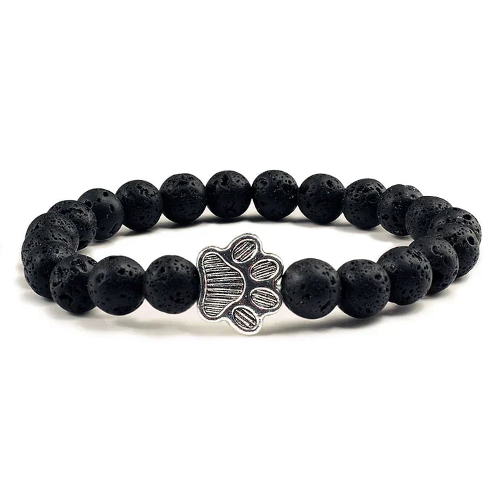 Bracelete com patas decoradas com pérolas