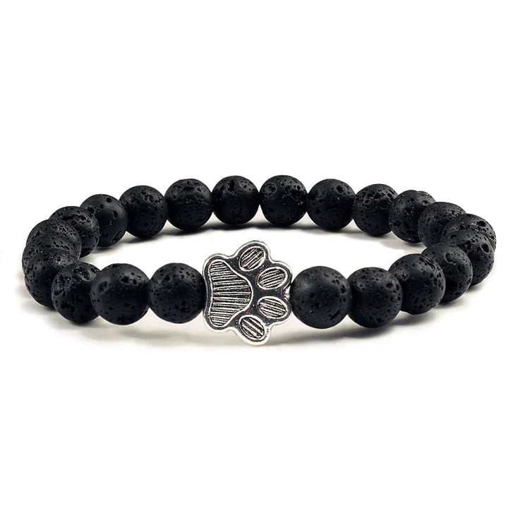 Bracelete com patas decoradas com pérolas