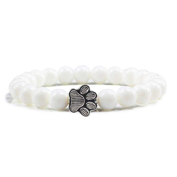 Bracelete com patas decoradas com pérolas