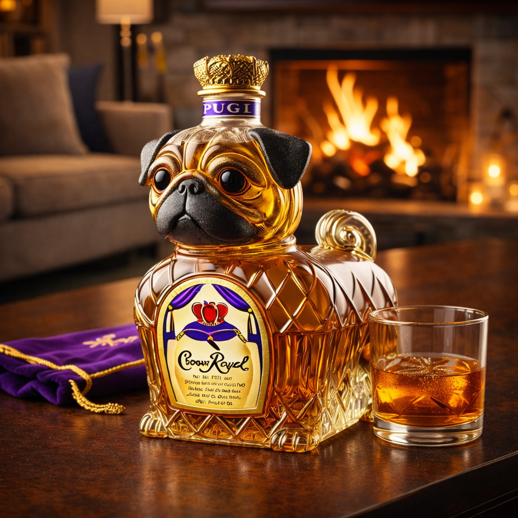 Garrafa de Whisky - Edição Bulldog Francês