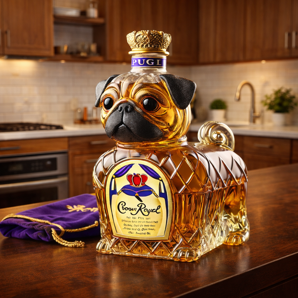 Garrafa de Whisky - Edição Bulldog Francês