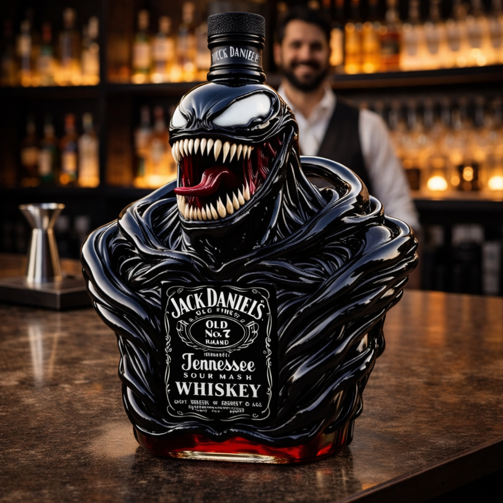 Garrafa de Whiskey - Edição Venom