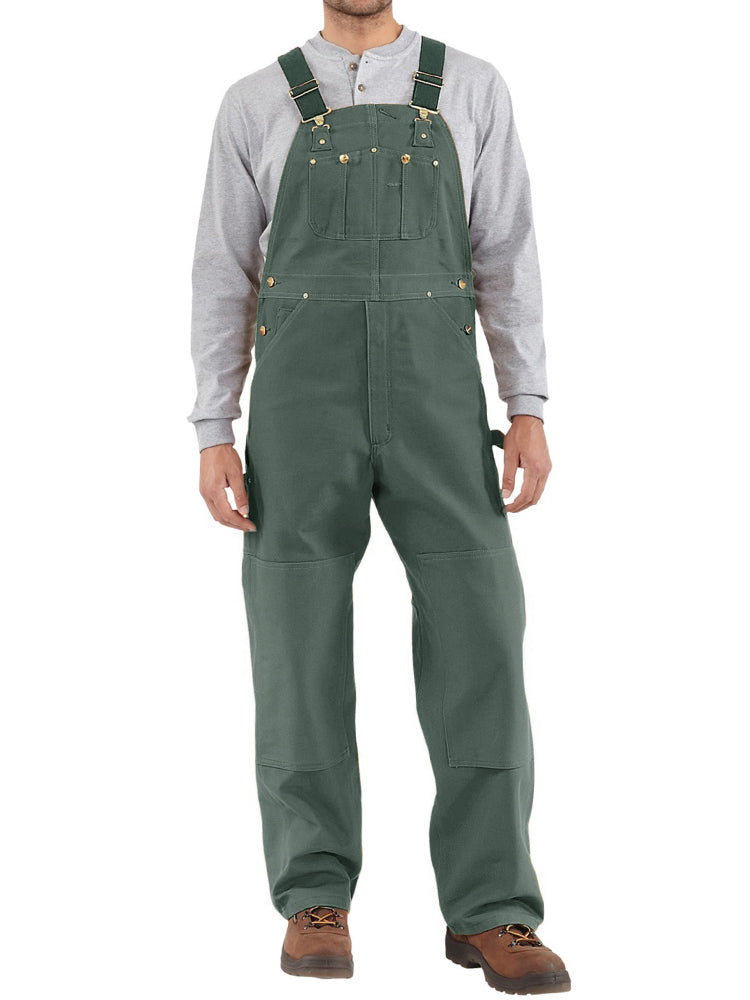 Pantalón de tirantes camel vintage
