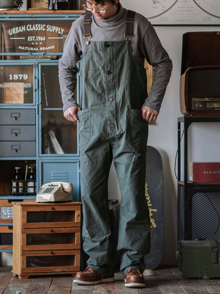 Pantalón de tirantes auténtico
