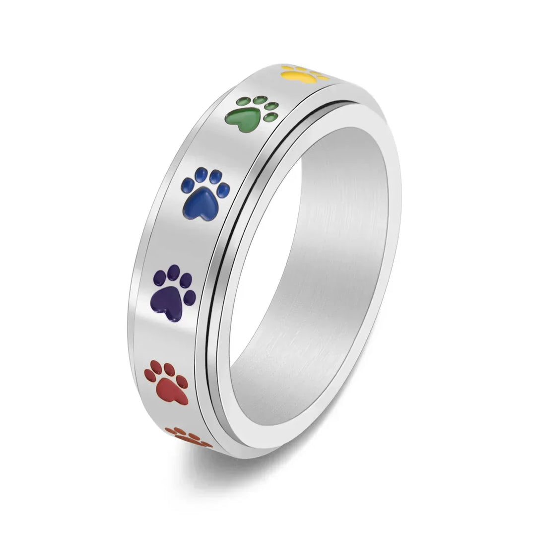 Anel antistress rotativo para patas