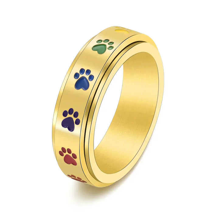 Anel antistress rotativo para patas
