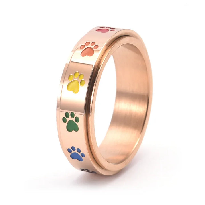 Anel antistress rotativo para patas