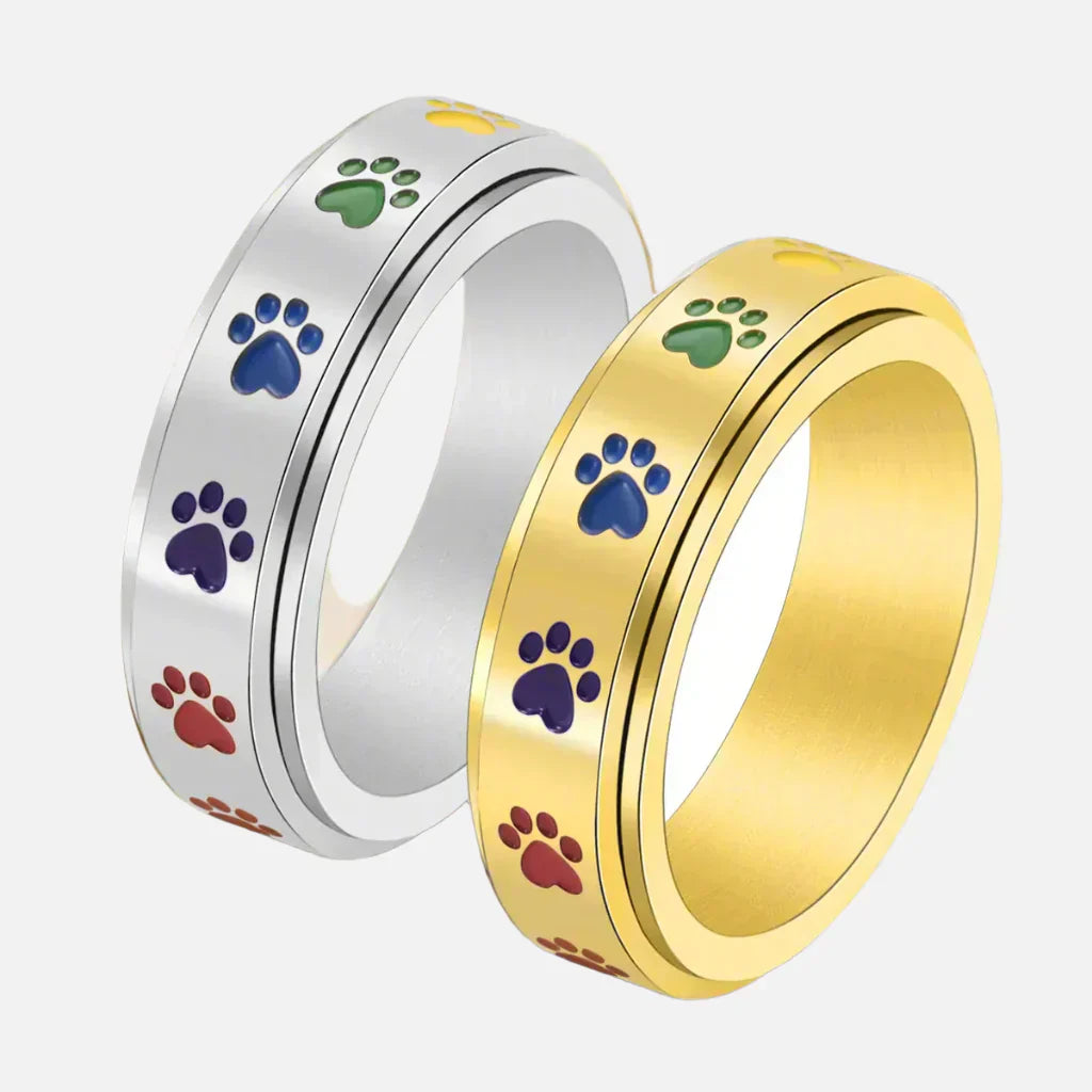 Anel antistress rotativo para patas