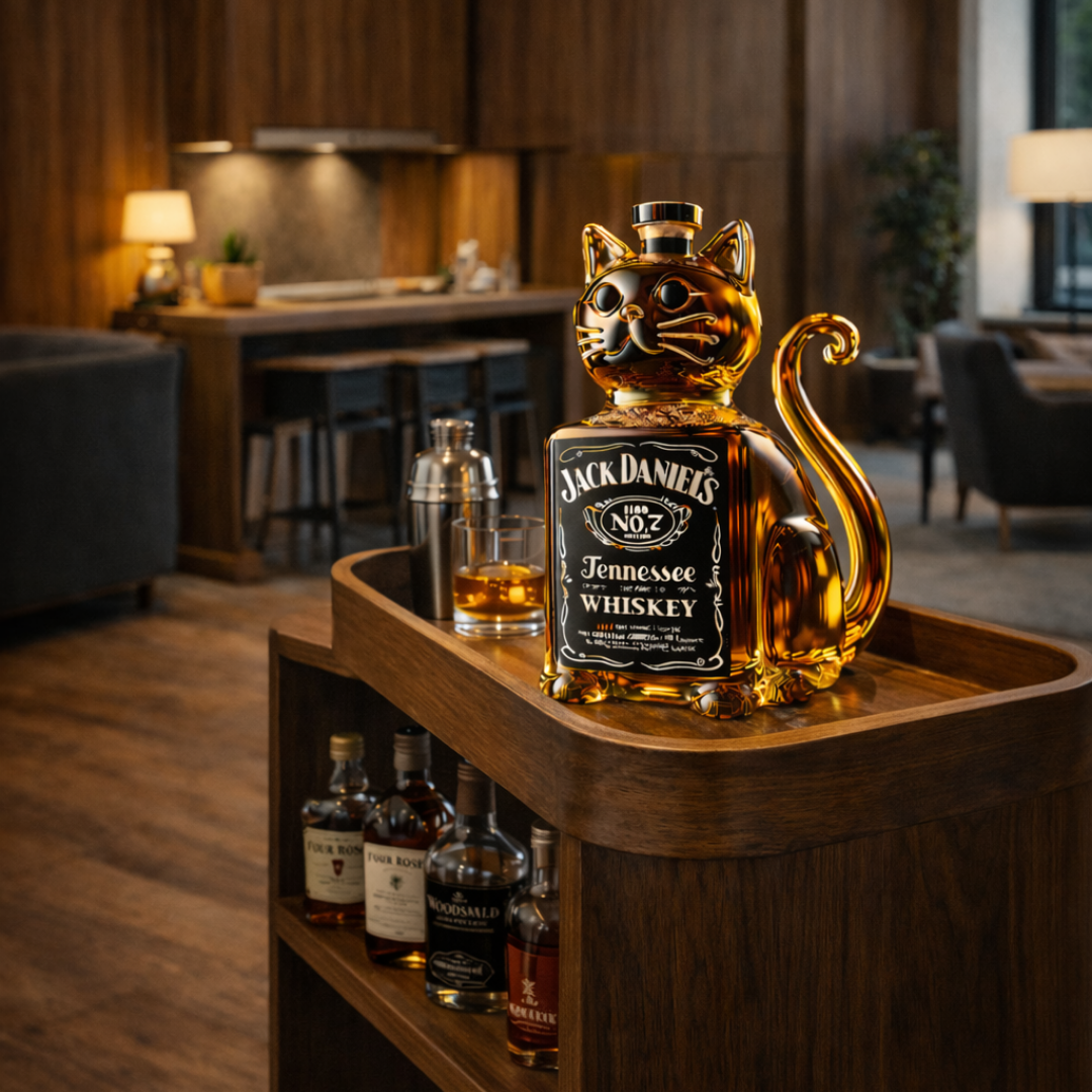 Garrafa de Whisky - Edição Gato
