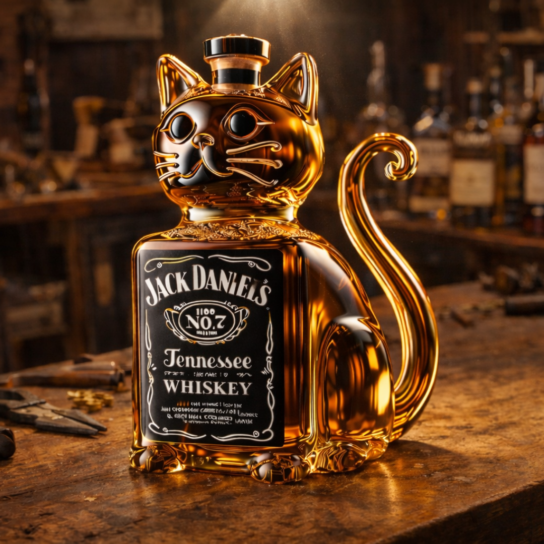 Garrafa de Whisky - Edição Gato