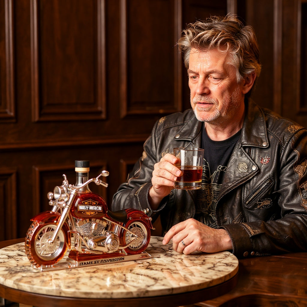 Garrafa de Whisky - Edição Harley Davidson