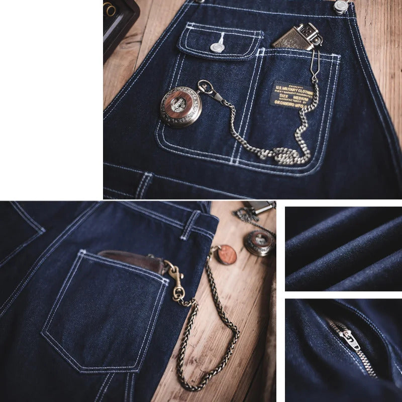 Pantalón de tirantes clásico atemporal