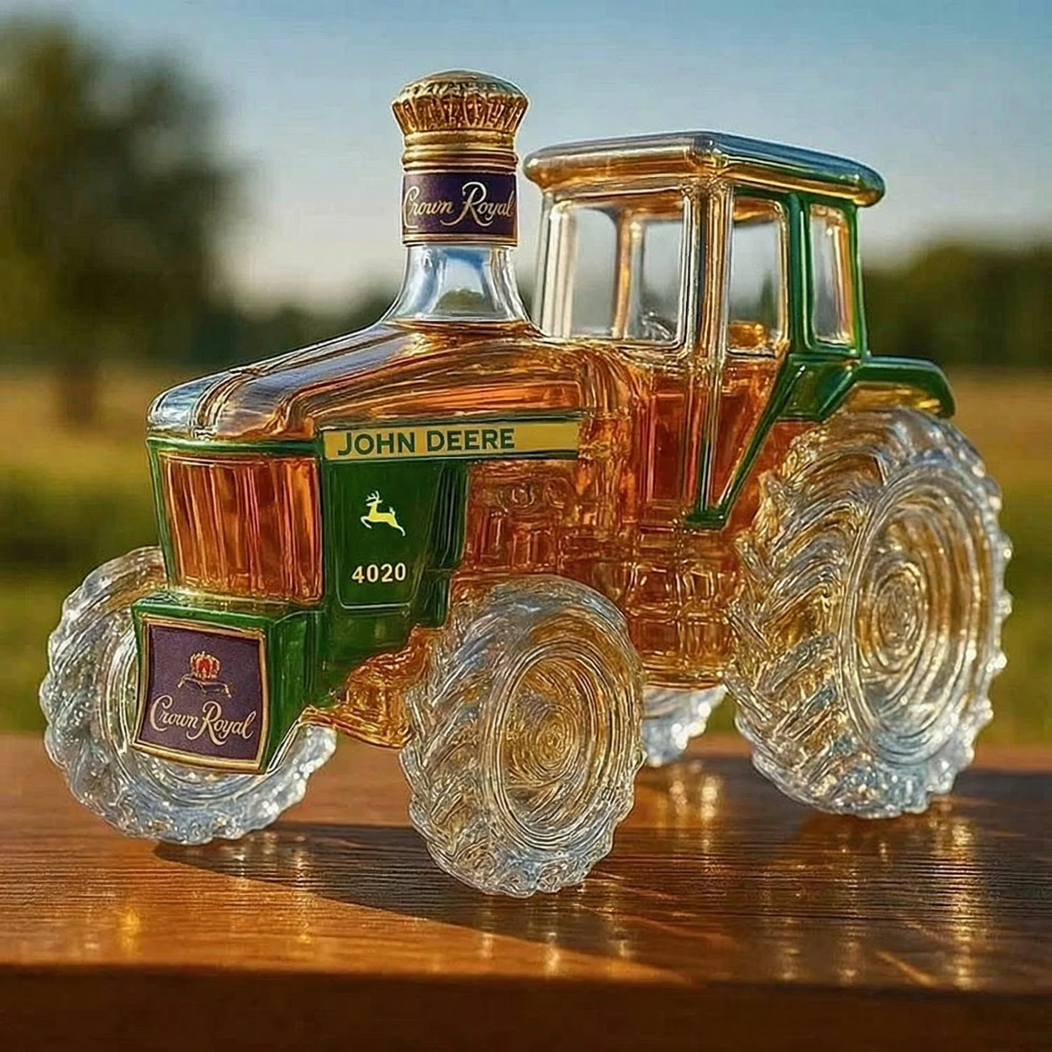 4020 Garrafa de Whisky em Vidro