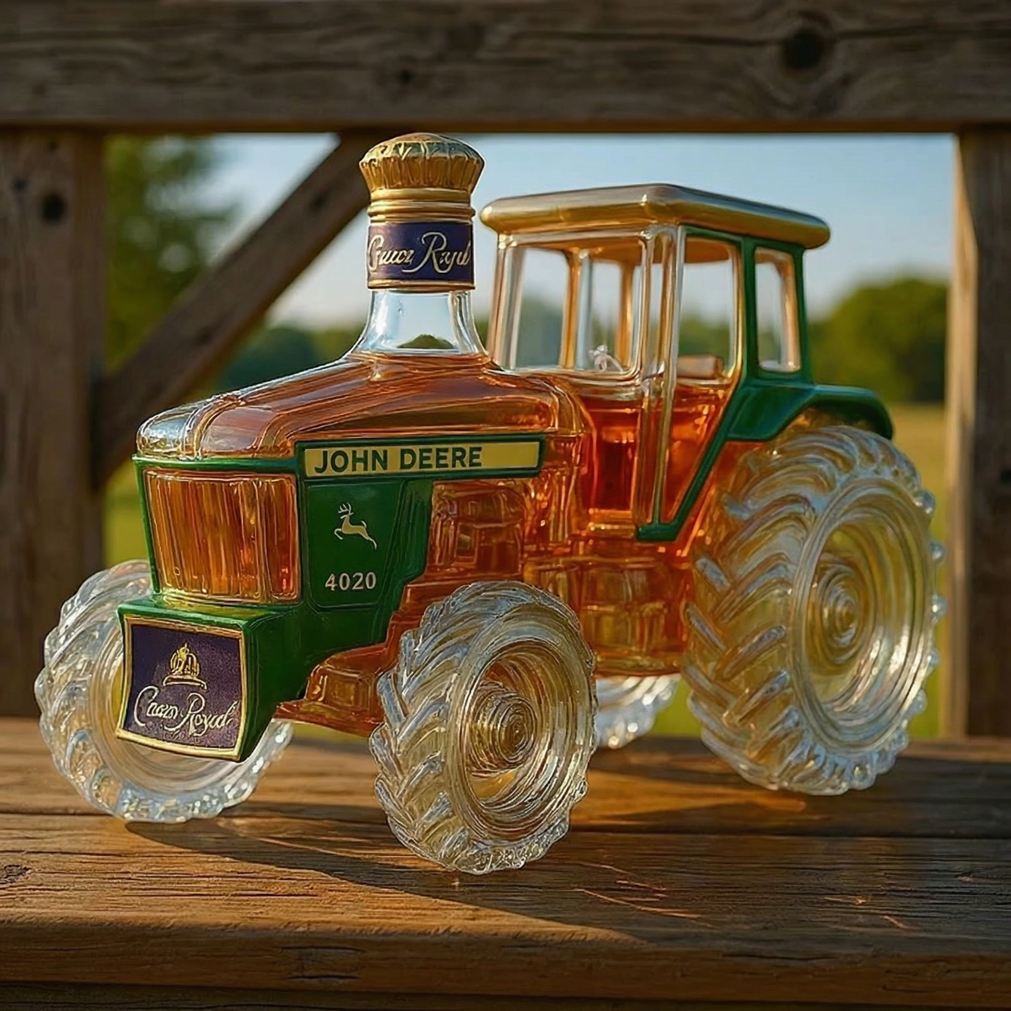 4020 Garrafa de Whisky em Vidro