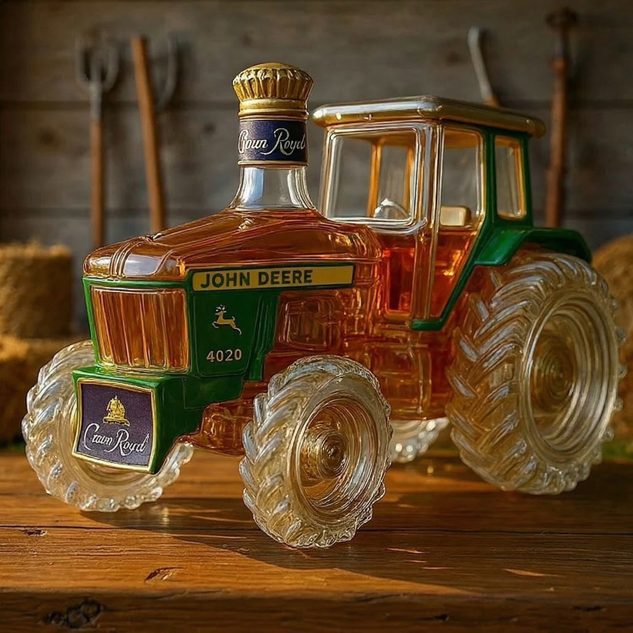4020 Garrafa de Whisky em Vidro
