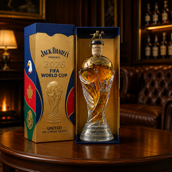 Edição Copa do Mundo 2026 - Decantador de Whisky