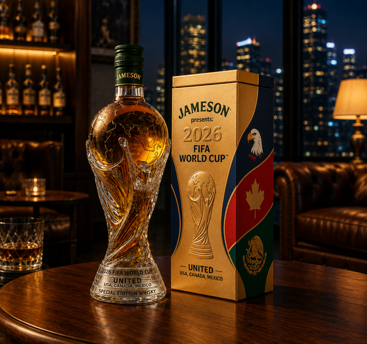 Edição Copa do Mundo 2026 - Decantador de Whisky